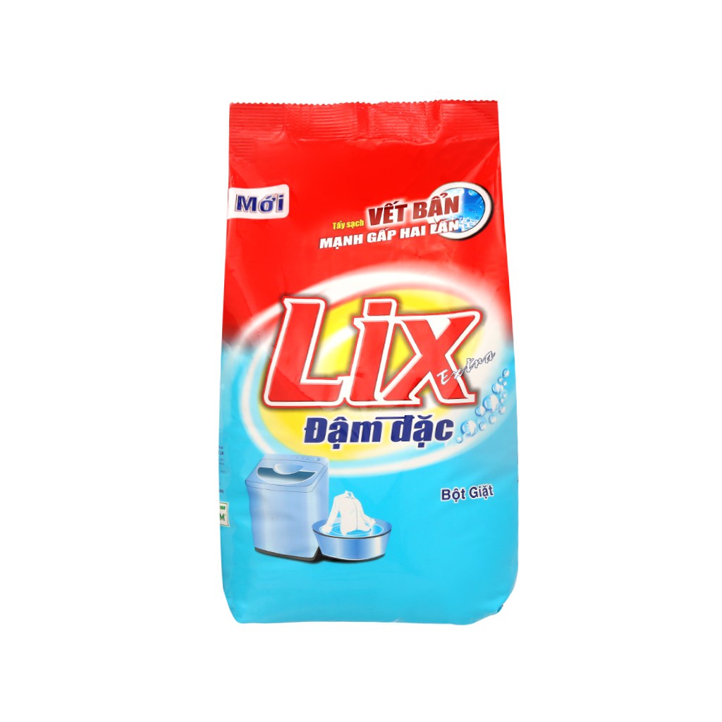 Ảnh Bột giặt Lix Extra đậm đặc 5,5Kg ED557 gấp đôi sức mạnh làm sạch mọi vết bẩn, khử mùi ẩm mốc cho giặt tay và máy 3
