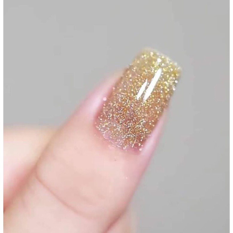 [MẪU MỚI] Sơn Gel Nhũ Flash B281 Cao Cấp Siêu Sáng Màu Bạc Và Vàng (lẻ 1 chai 15ml)