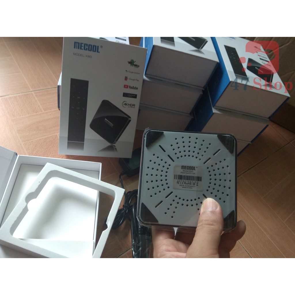 Android TV Box Mecool KM3 - 4GB Ram, 64GB bộ nhớ trong - ATV 9 Chính ...