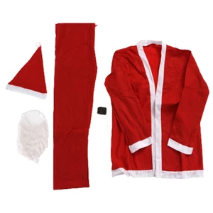 OXXGGKAO Năm Mảnh Phù Hợp Với Giáng Sinh Ông Già Noel Trang Phục Người Lớn Ngộ nghĩnh Xiếc Trang Phục Nghịch Ngợm Joker Jester Lạ Mắt Cosplay