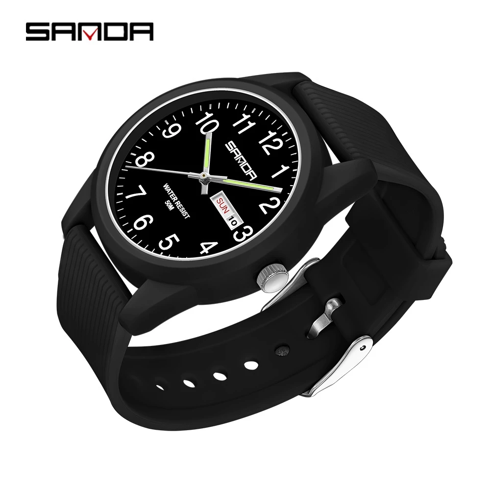 Đồng hồ cặp đôi SANDA quartz LED