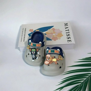 Dép sục cho bé gắn sticker TOM,Jerrry chất liệu nhựa EVA siêu nhẹ đế có thể tháo rời để vệ sinh(A05)