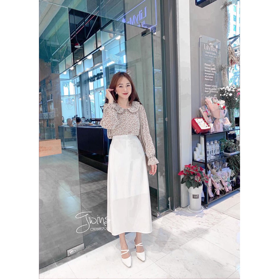 chân váy xòe 70cm tuyết mưa đủ màu