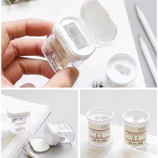 Máy mài bút chì hai lỗ nhỏ KIN Máy cắt bút chì cầm tay cho trường học Trẻ em học sinh
