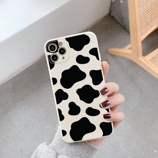 Ốp lưng iphone cạnh vuông bò sữa dành cho ip 6 đến 16promax - e03