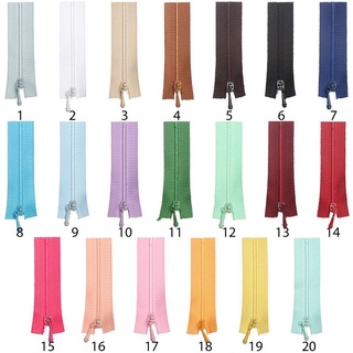 Risedot 5 Cái / bộ Dây Kéo Mini Chất Lượng Cao DIY Quần Áo Phụ Kiện 20 Màu Handmade May Thêu Sò