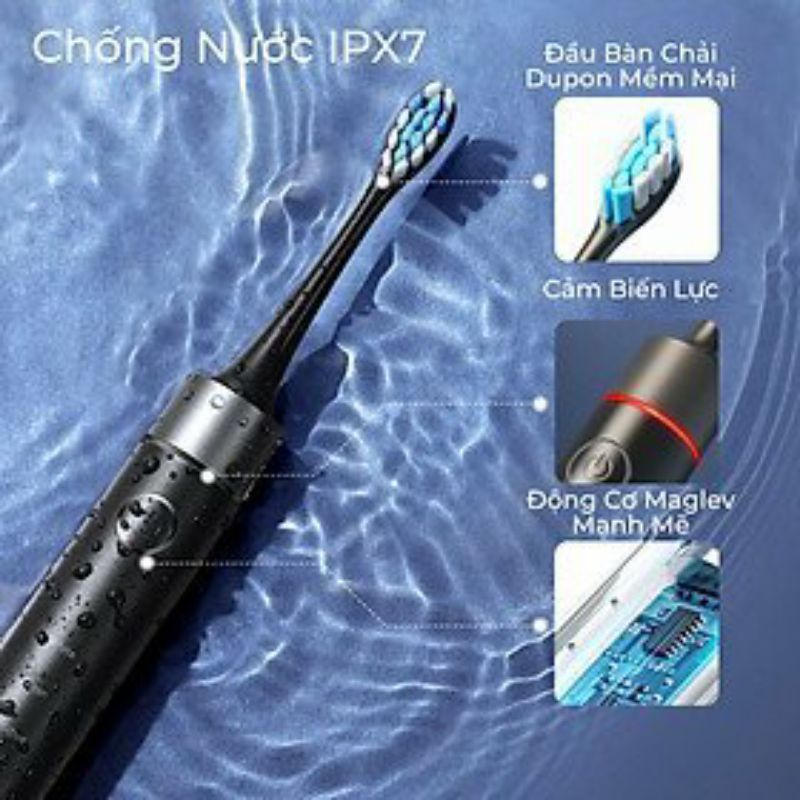 Bàn chải điện Fairywill P80 Sonic Pro Shopee Việt Nam