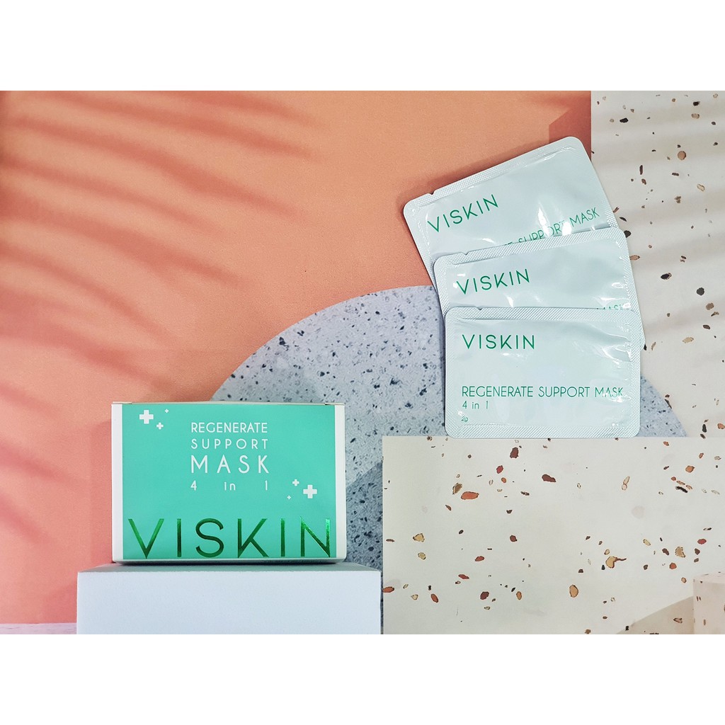 Ảnh 1 gói Mặt nạ sủi bọt VISKIN thải độc, hỗ trợ phục hồi da 4 trong 1 – gói 2g [CHÍNH HÃNG] 2