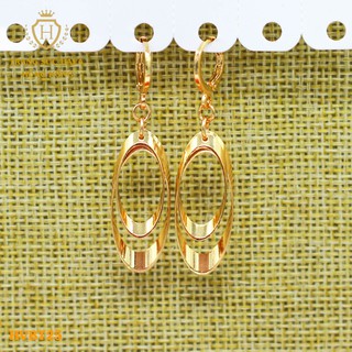 Bông Tai, Khuyên Tai Nữ Dáng Dài Đẹp Xi Mạ Vàng 18k Cao Cấp - Trang Sức Hava Hong Kong - HVBT25
