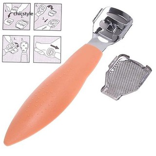 CCS _ Dụng cụ mỹ phẩm Dụng cụ làm móng chân ngô Dụng cụ tẩy vết chai với 10 lưỡi dao