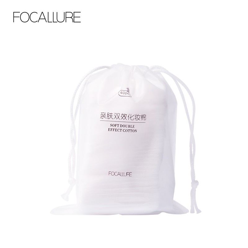 Bông cotton tẩy trang FOCALLURE mềm mịn chất lượng cao chuyên dụng 22.5g