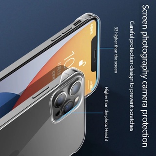 Ốp lưng trong suốt không khung sang trọng cho iPhone 17 air pro max 16 15 e 14 13 12 11 Pro Max XS X XR 7 8 Plus SE 2020 Điện thoại cứng trong suốt siêu mỏng Cove T01