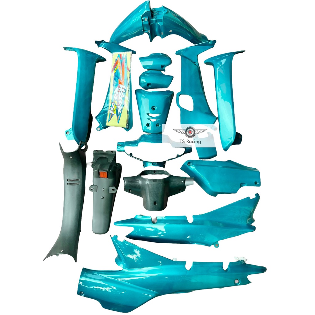 Dàn áo wave alpha - wave nhỏ xanh ngọc - tặng team 3 lớp
