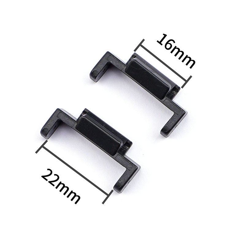 Đen Bạc Dây Đeo Đồng Hồ Adapter Kết Nối Cho GA-110 DW-5600 GWM-5610 DW-6900 16mm Kết Nối Nhựa Cao Su Nhựa Kết Nối 22mm NATO Nylon Dây Đeo Đồng Hồ
