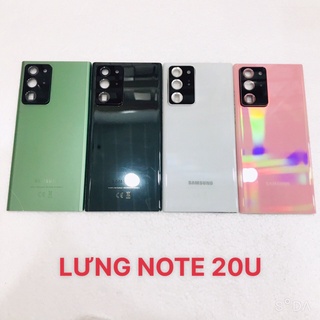 Lưng vỏ samsung note 20 ultra có viền camera ngoài - nắp pin ss n986 có lens - nắp lưng - nắp pin note 20u