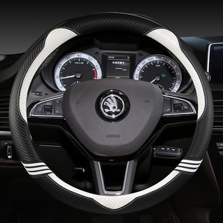 Bao Da Vô Lăng Ô Tô Cho Skoda Octavia A5 A7 RS Octavia 2 3 Combi Phụ Kiện Nội Thất Ô Tô
