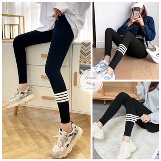 Quần Legging, Quần Dài Sọc Chân Tho.m Nữ Dáng Dài Co Giãn Nữ