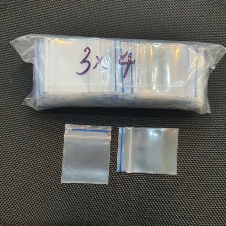 100 túi zip mini trong suốt, bịch zip nhỏ size 3cm x4cm | Shopee Việt Nam