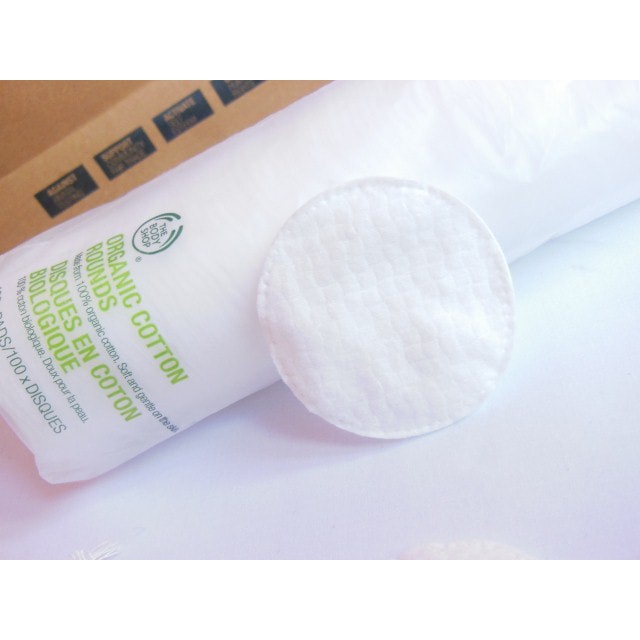 The body shop on sale organic cotton rounds