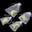 GETVOW 25 / 50 Chiếc Organza Gạc Gói Giáng Sinh Ủng Hộ Có Thể Vẽ Đảng Cung Cấp Túi Trắng