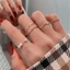 🌺xinyia🌺Set 5 Nhẫn Đính Ngọc Trai Nhân Tạo Thiết Kế Xinh Xắn Theo Phong Cách Hàn Quốc