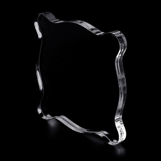 Acrylic Clear Stamping Block Grid and Grip Scrapbook Craft Making Essential Tool