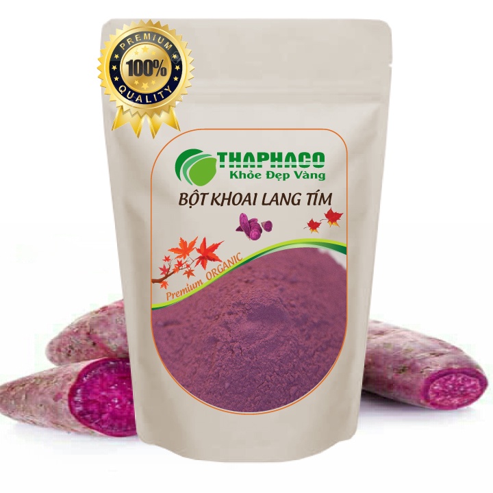[HCM] Bột khoai Lang tím 100g Uống Làm Bánh, Tạo Màu Nghiền Siêu Mịn Thaphaco