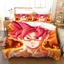 ST2 Dragon Ball 3in1 Bộ Drap giường cỡ Queen Bộ Drap giường Phòng ngủ Bộ gối đôi có thể giặt được TS2