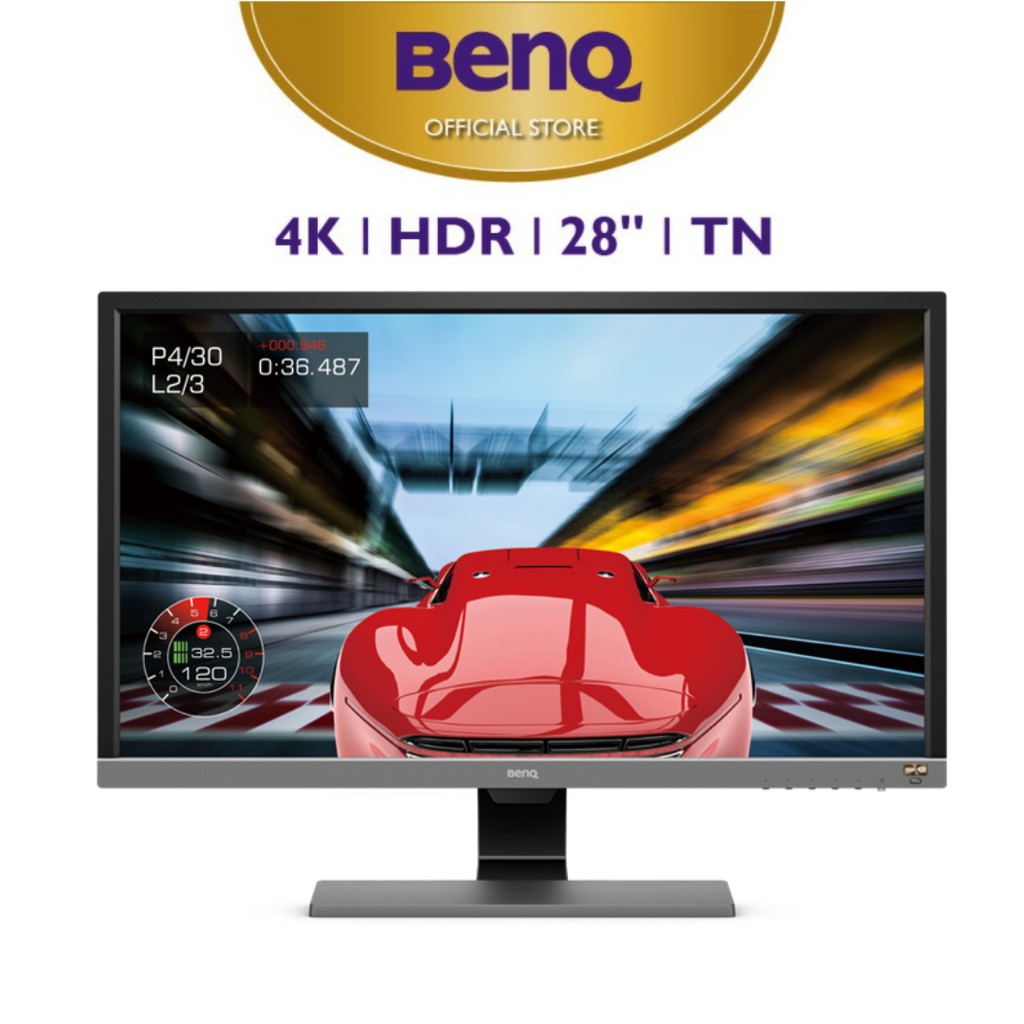 Màn hình máy tính BenQ EL2870U 28 inch 4K HDR, độ phản hồi 1ms chơi Game PS5, Xbox One X tích hợp tính năng bảo vệ mắt