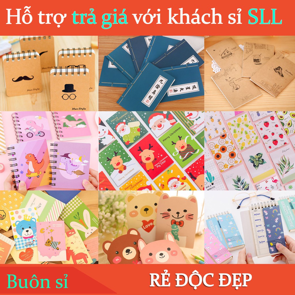 1-10 Sổ vở GIÁ SỈ - Tổng hợp sổ vở HOT nhất RẺ nhất