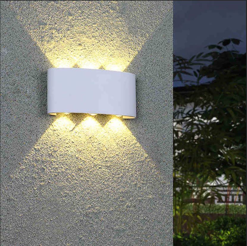 Mô tả Đèn hắt tường rọi MONSKY vỏ nhôm đúc chuẩn 4,6,8,10 tia ánh sáng vàng độc đáo - 2