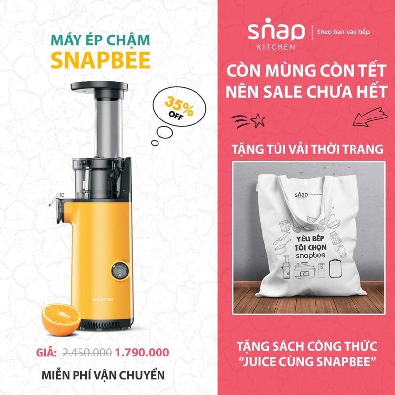 Máy ép rau củ quả SNAPBEE chính hãng | Shopee Việt Nam