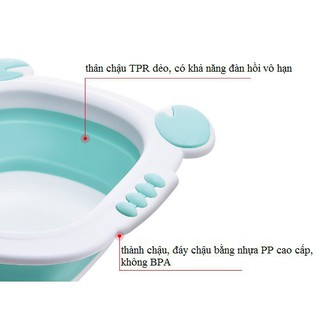 Chậu gập gọn hình chú cua ngộ nghĩnh cho bé