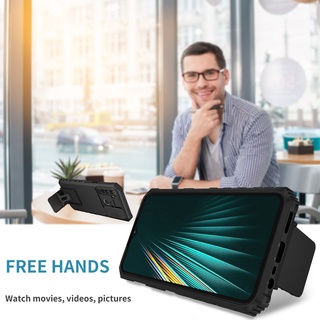 Ốp Điện Thoại Siêu Mỏng Chống Sốc Có Thanh Trượt Bảo Vệ Camera Cho Realme 5 5S 5i 6i 7i 9i C3 C17 C31 C12 C15 C25 C21Y