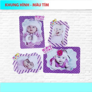 (7 MÀU ) KHUNG HÌNH GIẤY THEO MÀU-SET 4 KHUNG