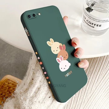 ốp lưng iPhone 7 iPhone 7 plus iPhone 8 iPhone 8 plus iPhone 6 6s 6 plus Ốp Điện Thoại TPU Silicone Hình Ba Chú Thỏ Đáng Yêu Kèm Dây Đeo Cho iPhone 7 iPhone 7 plus iPhone 8 iPhone 8 plus iPhone 6 6s 6