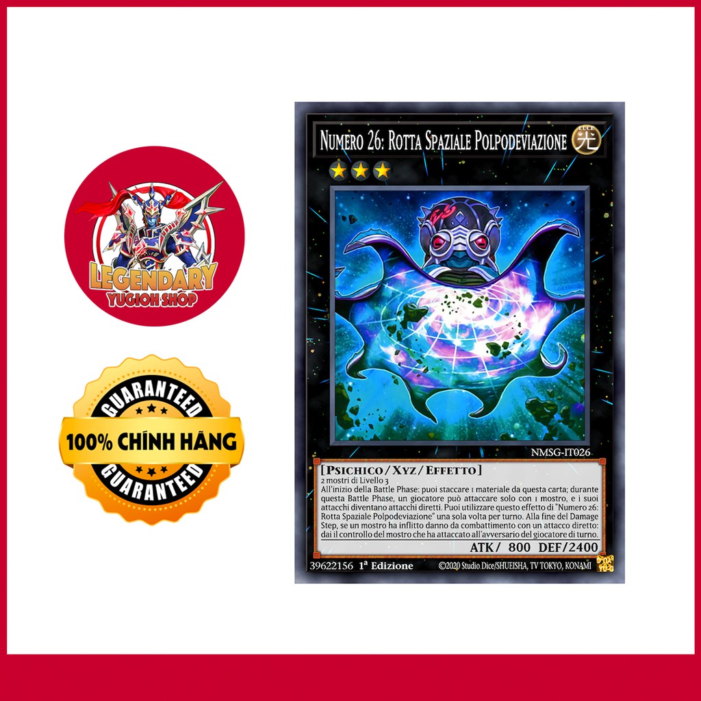 [Thẻ Bài Yugioh Chính Hãng] Number 26: Spaceway Octobypass | Shopee ...