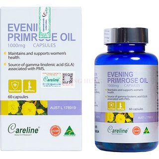 Viên uống Careline Evening Primrose Oil 1000mg hỗ trợ làm đẹp (60 viên)