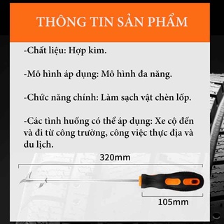 Dụng Cụ Móc Đá Lốp Xe Giúp Kéo Dài Tuổi Thọ Của Lốp