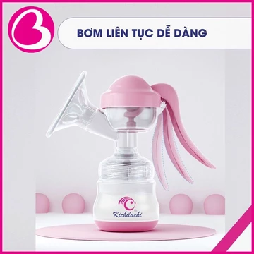 Máy hút sữa cầm tay Kichilachi tặng 6 túi trữ sữa tiện lợi cho mẹ
