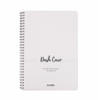 KLONG - Vở lò xo kép Caro 120 trang - size B5 100/76; MS: 852 - 584 - 585 🐻💕 cho học sinh, nv văn phòng, bujo, quà tặng🌸