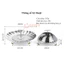 Xửng Hấp Inox Cao Cấp , Vỉ Hấp Đa Năng, Mở Rộng Hoặc Thu Nhỏ Tùy Ý Kèm Chân Phù Hợp Với Hầu Hết Các Loại Xoong Nồi