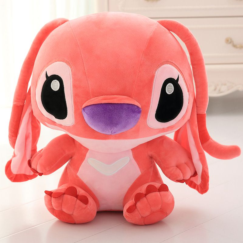 Đồ chơi trẻ em búp bê Lilo & Stitch, dễ thương, hồng, xanh lam, 30 cm. Búp bê nhồi bông mềm, dành cho trẻ em