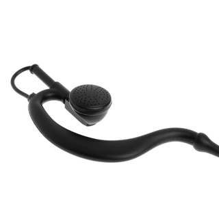 BS * Tai nghe kẹp tai 1 Pin 2 5mm Tai nghe hình chữ G từ tính Mic Bộ đàm hai chiều