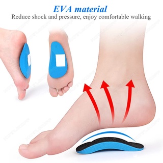 1 Cặp Đệm Lót Giày Hỗ Trợ Chỉnh Hình Chân Phẳng Bằng EVA Cho Nam Nữ