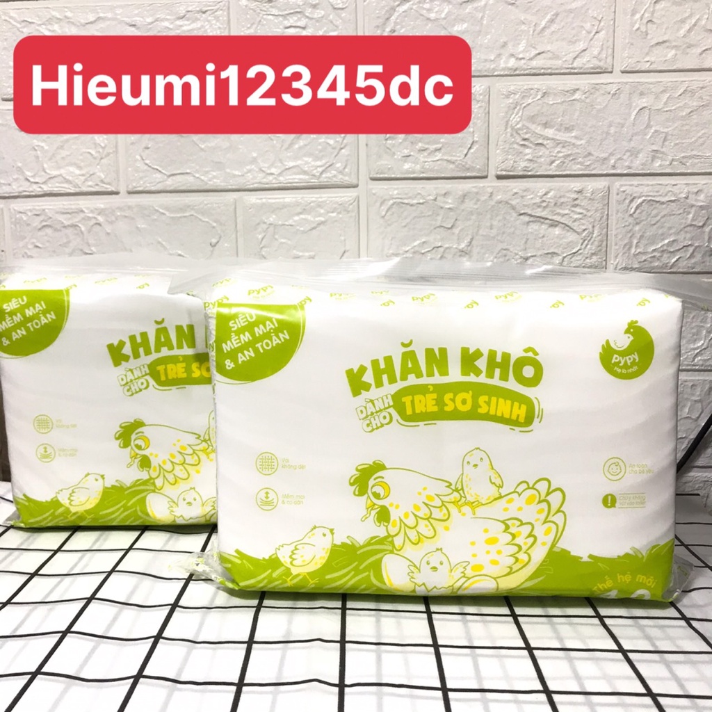 KHĂN GIẤY KHÔ PYPY 400GR CHO MẸ VÀ BÉ | Shopee Việt Nam
