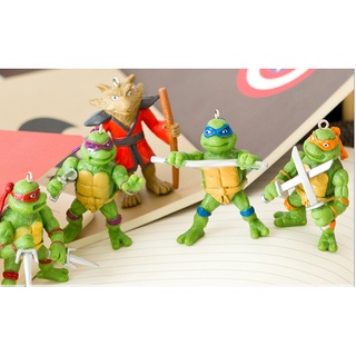 Set 6 Mô Hình Mô Phỏng Ninja Rùa Dễ Thương