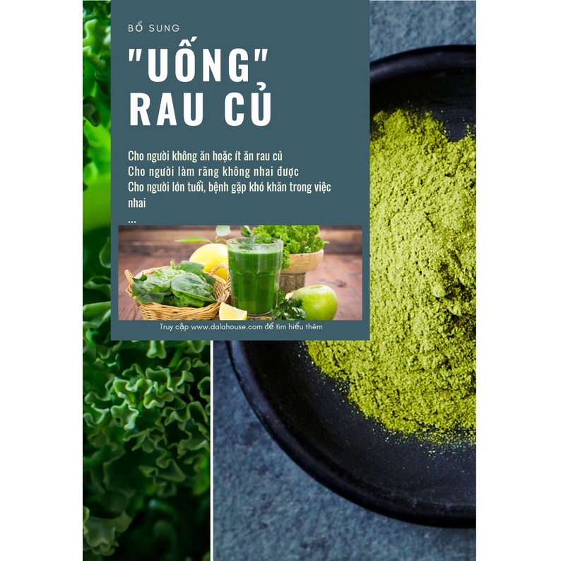 Ảnh Bột tía tô nguyên chất Dalahouse công nghệ sấy lạnh tiêu chuẩn Châu Âu hộp 60 gr 2