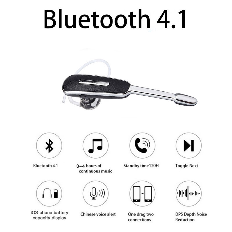 Tai nghe bluetooth không dây có thể sạc tiện dụng kèm theo phụ kiện