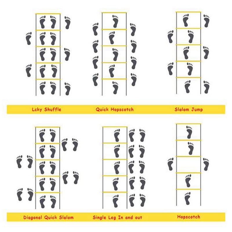 Agility Ladder Set Training Ladder with 12 Training Disc for Soccer